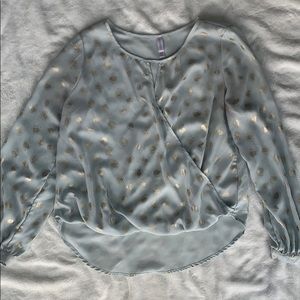 Long sleeved patterned shirt